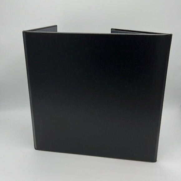 TAP LOOMIS BLACK & PEWTER EMPIRE 8-WAY VERTICAL PHOTO FOLIO DISPLAY new in box - Picture 6 of 10